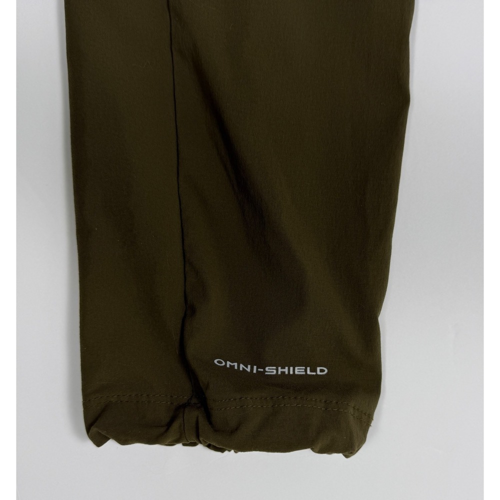 Columbia Omni-Shield Womens 2 Regular Convertible Pants Olive Zip Off Hiking Out - Picture 5 of 16